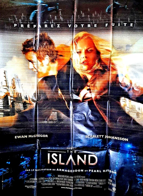 C9 FRENCH Affiche cinema  ORIGINAL MOVIE 120x160 THE ISLAND MCGREGOR JOHANSSON
