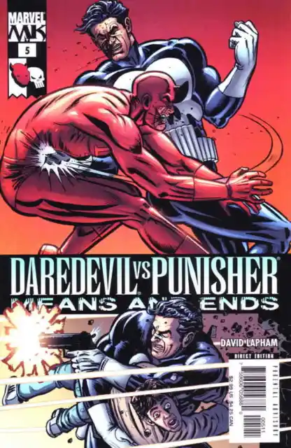 Daredevil vs. Punisher: Means and Ends #5 FN; Marvel | David Lapham - we combine
