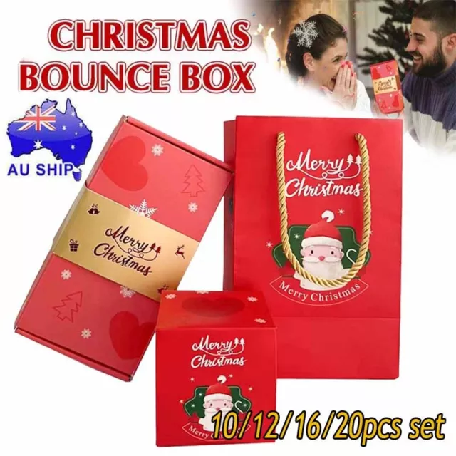 2023 Merry Christmas ATM Surprise Money Bounce-Jumping Box Party Xmas Gifts