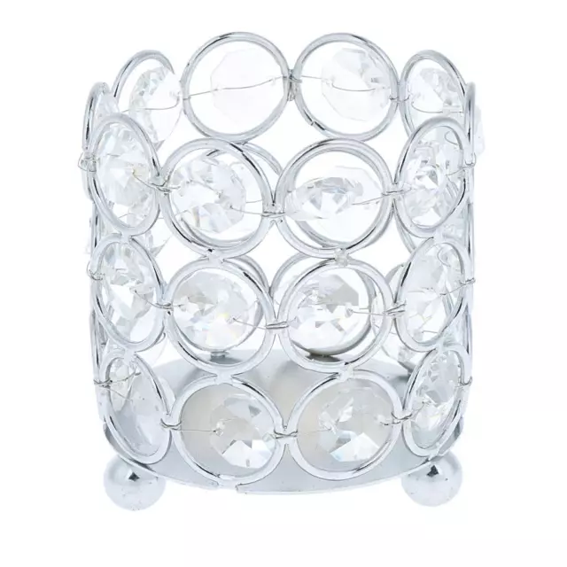 Crystal Bling Candle Holder Moasic Tealight Candlestick for Wedding Party