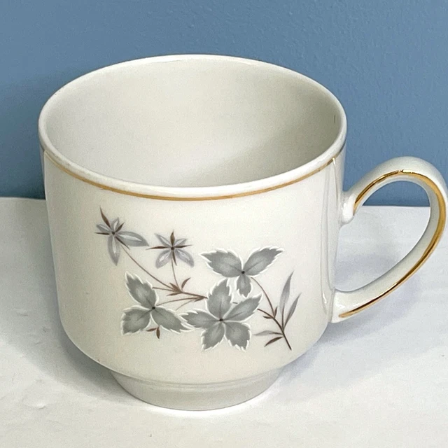 RARE Vintage Winterling WIG30 GRAY LEAF Bavaria Germany Coffee tea Cup