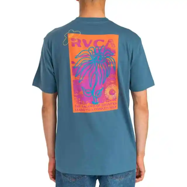RVCA Atomic Jams S/S T-Shirt - Cool bleu