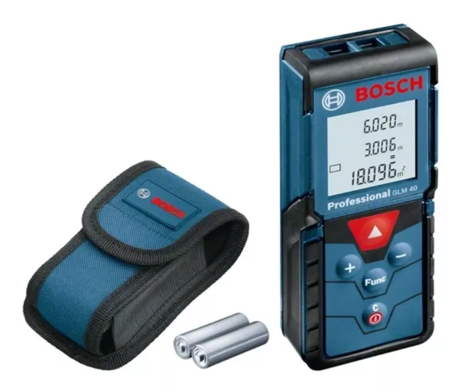 Bosch GLM 40 Professional Laser Entfernungsmesser bis 40 Meter 0601072900