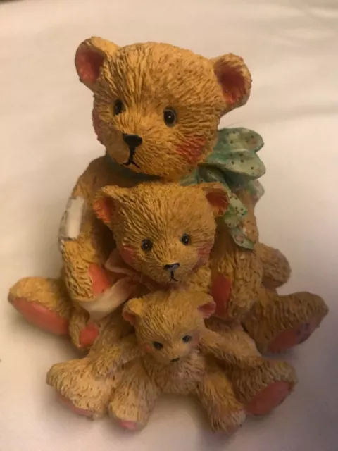 Cherished Teddies Friends Come In All Sizes Theadore, Samantha, And Tyler 950505