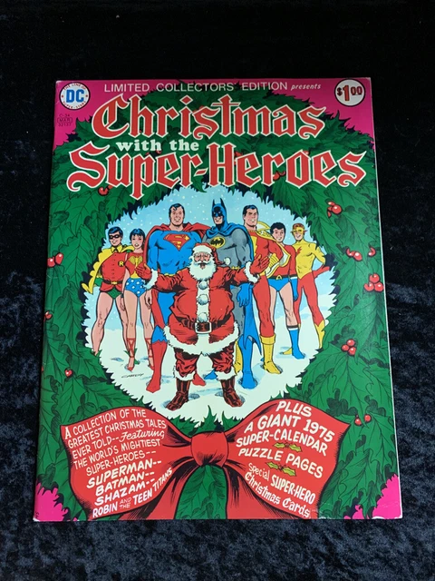 DC Limited Collectors Edition Christmas with the Super-Heroes C-34 Comic 1975