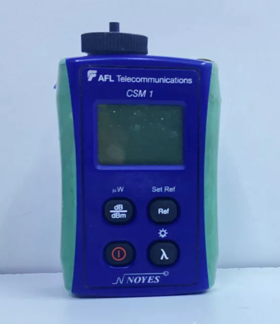 NOYES AFL Telecommunications CSM1 Fiber Optic Power Meter, CH#390 2
