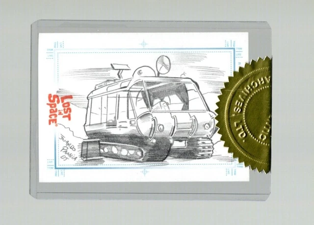 2005 Rittenhouse Lost In Space Sketchafex The Chariot Case Topper Eduard Pansica
