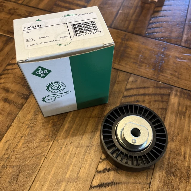 For BMW Belt Tensioner Idler Pulley - INA - 5320418100, 532041810 - NEW OEM