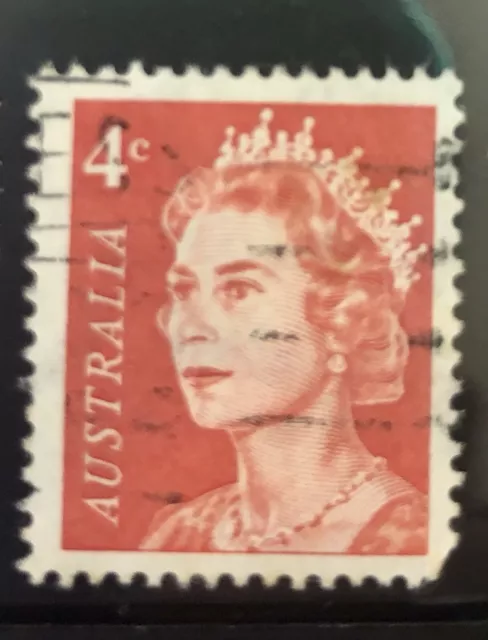 queen elizabeth ii,1966-4c Australian Stamp
