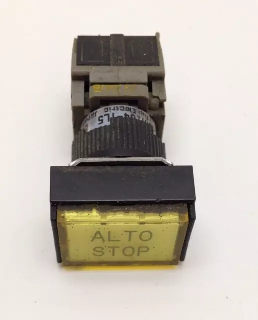 Fuji LED Lamp Command Switch YELLOW  5A 250VAC  AH164-TL5  #6803