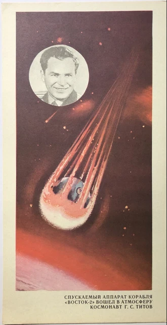 ORIGINAL VINTAGE SOVIET USSR URSS Space race NASA astronaut SpaceX ...