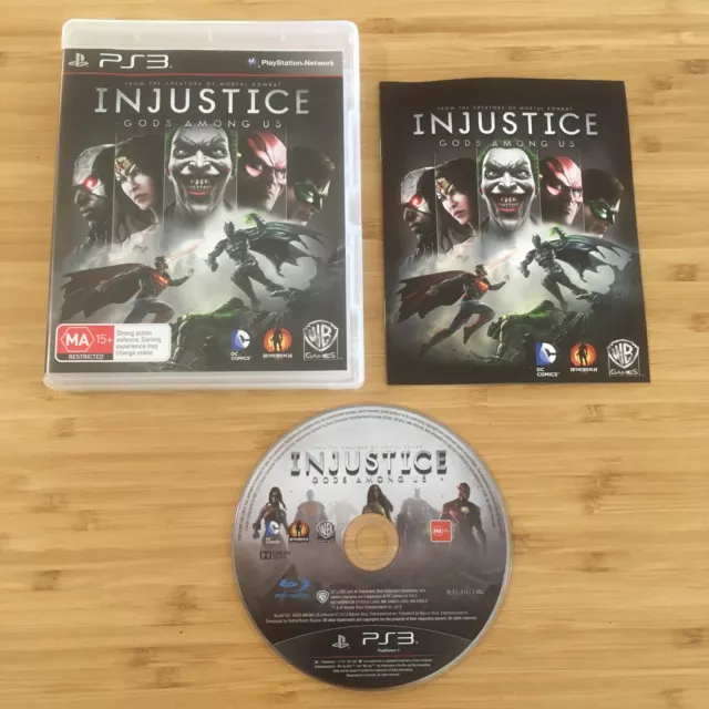 Injustice: Gods Among Us | Sony PS3 Game | Like New Disc | AU Seller | Free Post