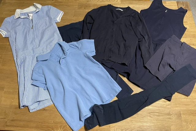 Cardigan abito uniforme scuola per ragazze taglia 7-8 anni incl. M&S