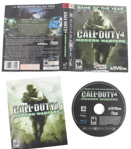 CALL OF DUTY 4 Modern Warfare Game the Year Edition PS3 COMPLETE