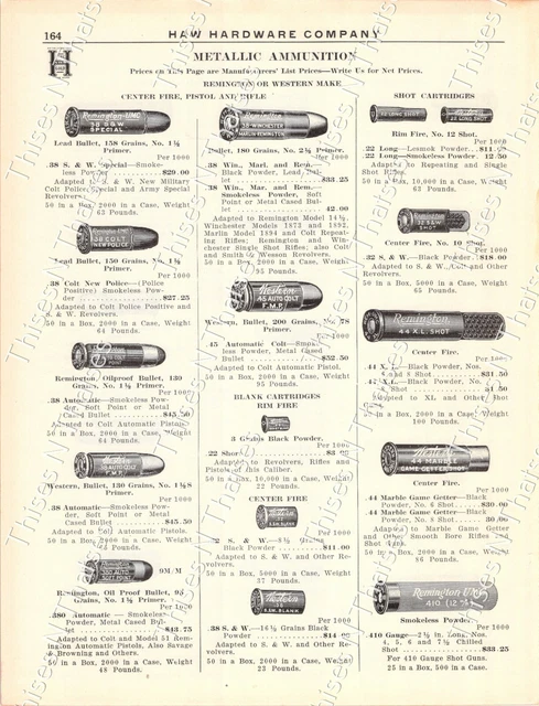 Vtg Paper Ad 1920s Hardware Remington Western Make Ammo for Pistol Rifle Shotgun