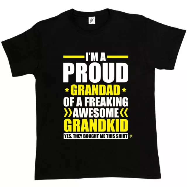 I'm A Proud Grandad Of Freaking Awesome Grandkid Mens T-Shirt