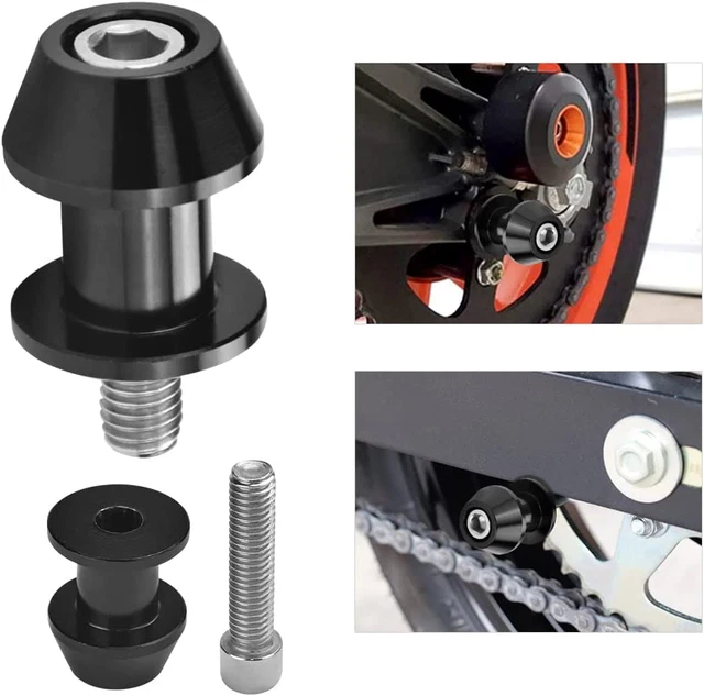 BUENTYA 2 Stücke Bobbins Motorrad Prismabuchsen M8 Racingadapter Aluminium Schwi