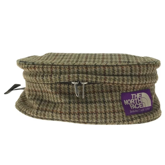 The North Face Purple Label Nanamica Cross Body Bag Fanny Pack Check Beige