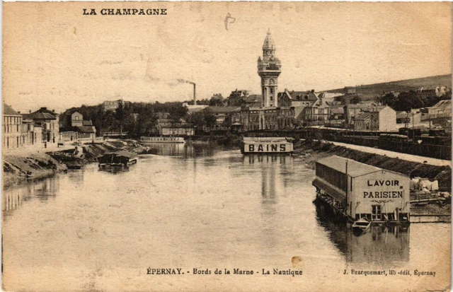 CPA ÉPERNAY Bords de la MARNE La Nautique (491152)