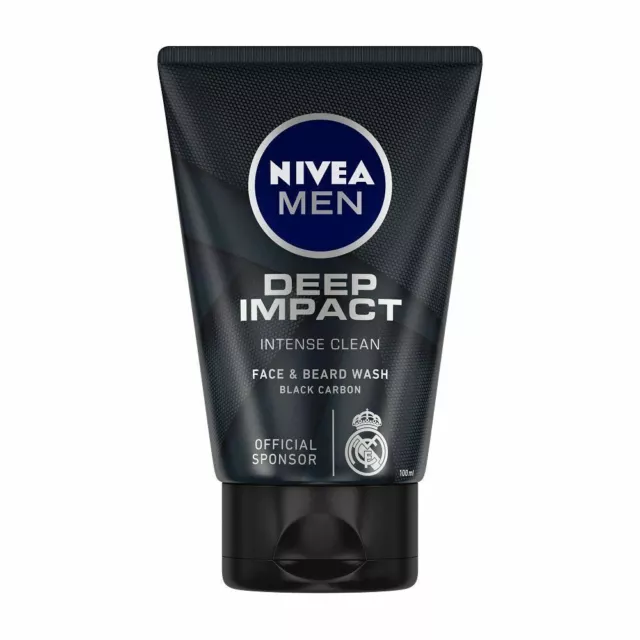 1 paquet de nettoyant pour le visage NIVEA Men, nettoyage intense à impact...