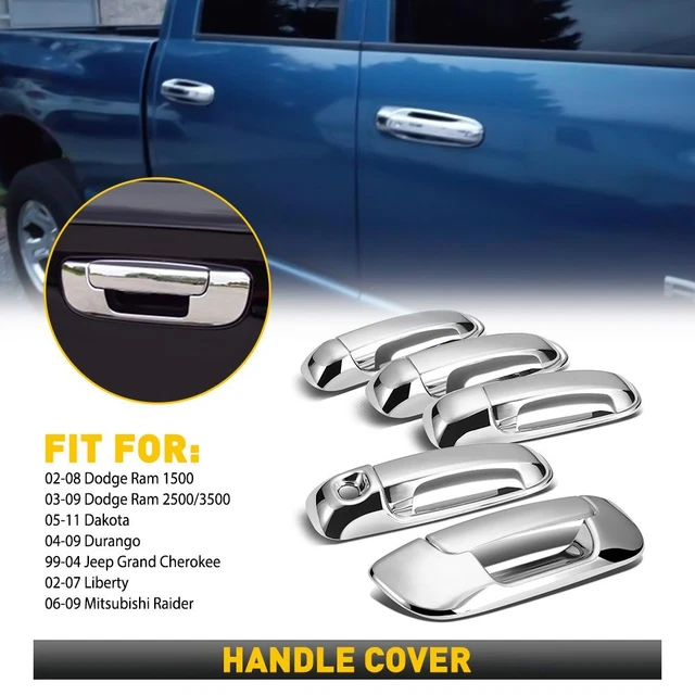 OXILAM Combo Tailgate/Door Handle For Dodge Dakota/ Durango Car Accessories 5pcs