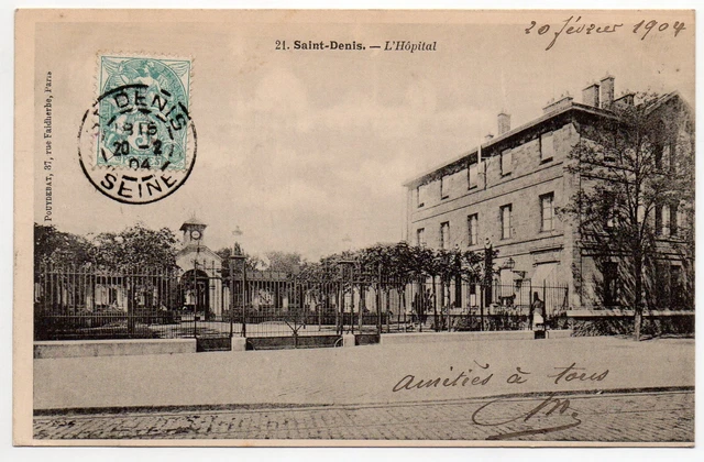 Carte Postale Ancienne 93 La Plaine Saint-Denis – Les Écoles, Vers 1900