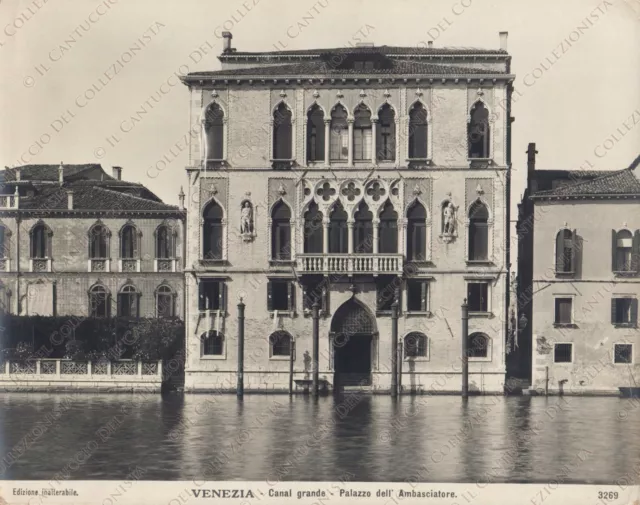 VENEZIA Canal Grande Palazzo dell’Ambasciatore Edizione Inalterabile Fotografia