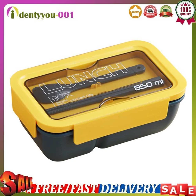 Lunchbox portátil para niños, escuela, oficina, microondas, plástico, cajas Bento
