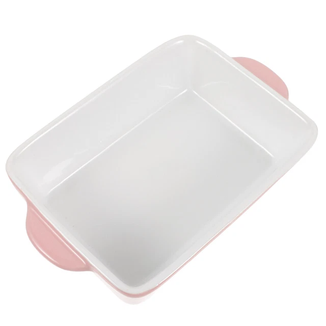 Rectangular Casserole Pan Ceramic Baking Dish Non Stick Cake