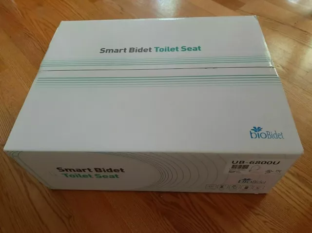 Round - Smart Bio Bidet Luxury Heated Bidet Seat White Heated NIB NEW