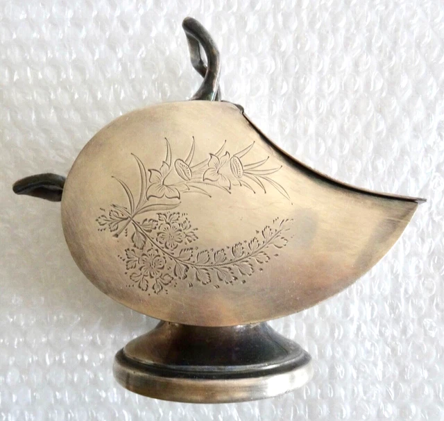 sUGAR BOWL SCUTTLE SILVERPLATE VICTORIAN SHEFFIELD ENGLAND FINE DINING neocurio 