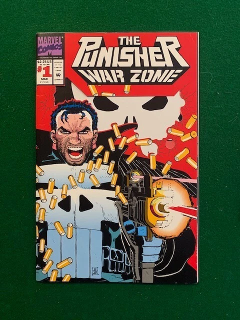 The Punisher War Zone Issue No. 1 Die Cut Cover March 1992 Marvel Gem Mint