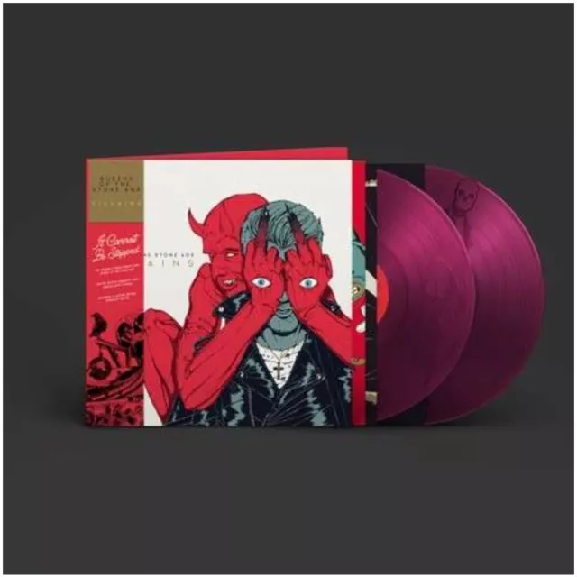 Queens Of The Stoneage - Villains - Clear Magenta Vinyl