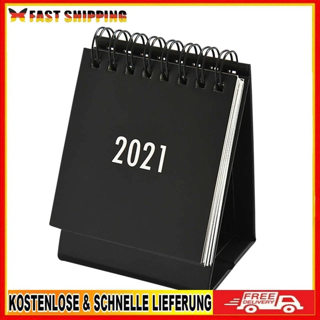 JILAI 2021 Mini Schreibtischkalender, Ewiger Kalender, kleiner niedlicher Schrei