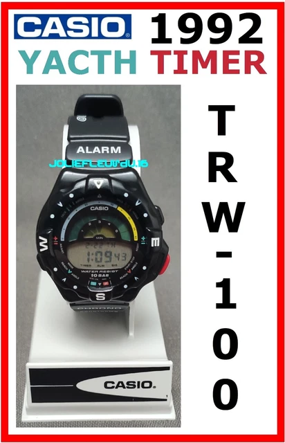 CASIO TRW-31 [862] Digital Yacht Timer Watch Rare Vintage