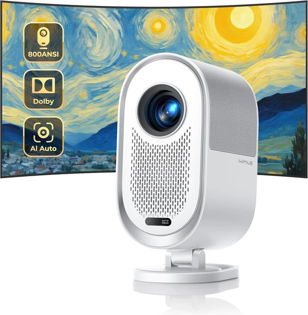 Proiettore 4K VOPLLS Con Netflix Ufficiale - WiFi 6, Auto Focus, Dolby Audio Per Home Cinema - Foto 8