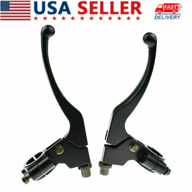 Left Clutch Right Brake 7/8" Handle Lever Perch For Honda XR80 CRF70 Motorcycle