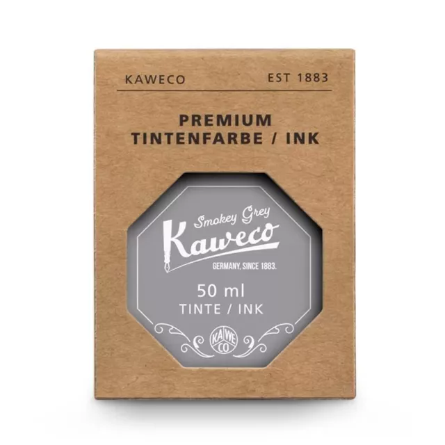 Kaweco Verre d'encre 50 ml | Gris fumé Smokey Grey | végétalien sans cruauté ... 2