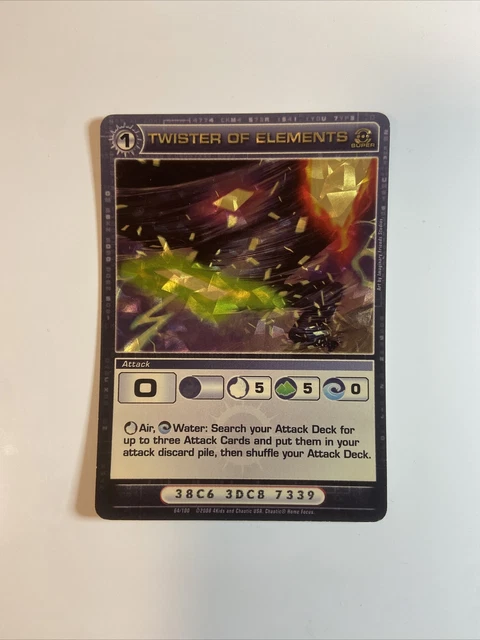Chaotic Card Twister Of Elements