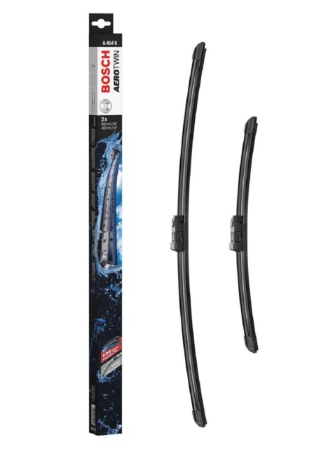 BOSCH JEU de 2 BALAIS ESSUIE-GLACE AEROTWIN A414S L650 / 400mm