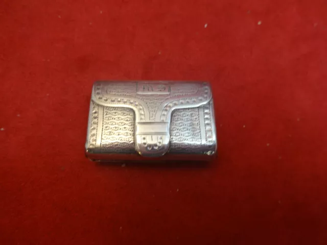 Antique Birmingham 1790 Sterling Silver Vinaigrette (#2120)