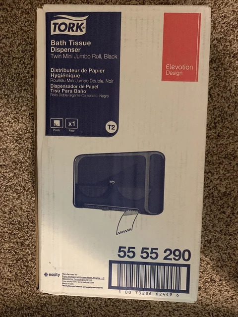 Tork 5555290 Elevation Bath Tissue Jumbo Roll Mini Twin Disp. New In Box