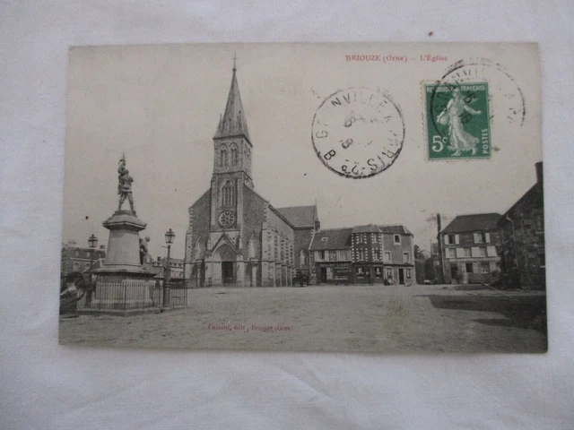 Cpa Orne 61 Briouze L'eglise