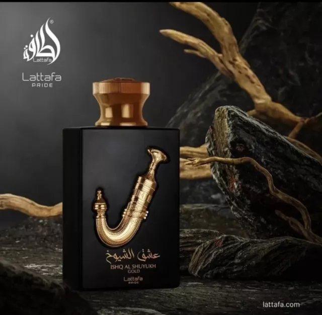 Lattafa Pride ISHQ AL SHUYUKH GOLD Eau De Parfum for Unisex 100ml Designer UAE