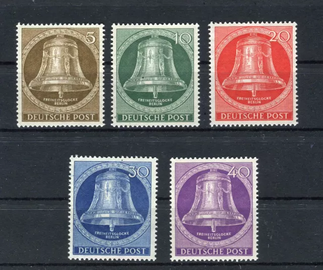 Berlin 101 - 105 Freiheitsglocke Klöppel Mitte Satz postfrisch (8761)