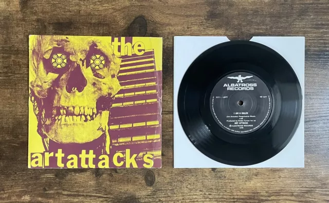 Art Attacks - I Am A Dalek VG/VG Punk Rock Record Vinyl 7” Single UK 1978 Art Attacks - I Am A Dalek VG/VG Punk Rock Record Vinyl 7” Single UK 1978