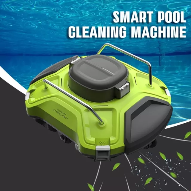 Cordless Robotic Pool Cleaner Automatic Pool Vacuum Cleaner Above In Ground Pool