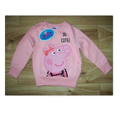 NEW GIRLS PEPPA PIG TOP AGE 3, Gorgeous Pink Cotton sweatshirt cotton Top