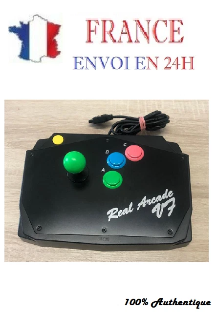 REAL ARCADE V7 HORI JOYSTICK SEGA STICK Manette / Stick HSS-09 SEGA SATURN