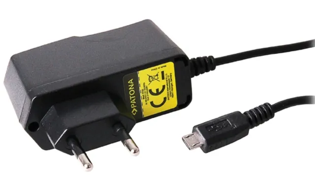 Micro-Usb Chargeur 5V 2A Bloc Alimentation Netz-Lader Câble Du pour Navi GPS